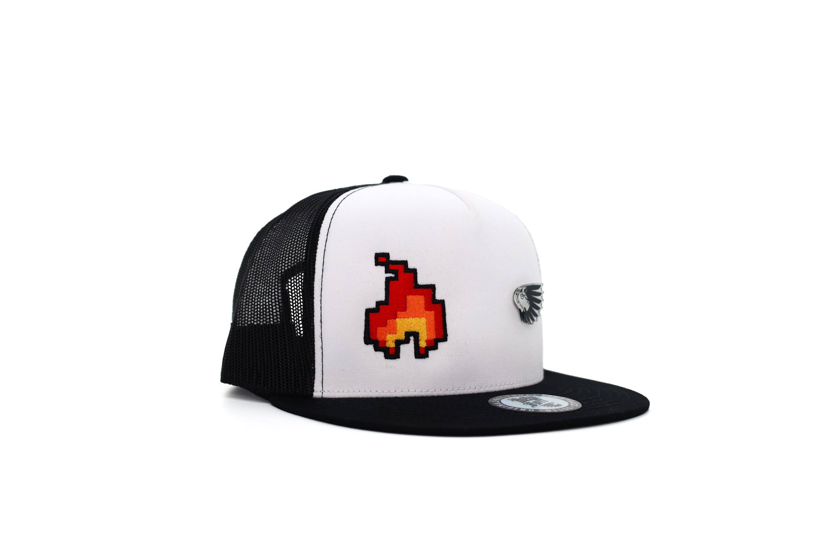 Fire 2 Tone Black/White Trucker