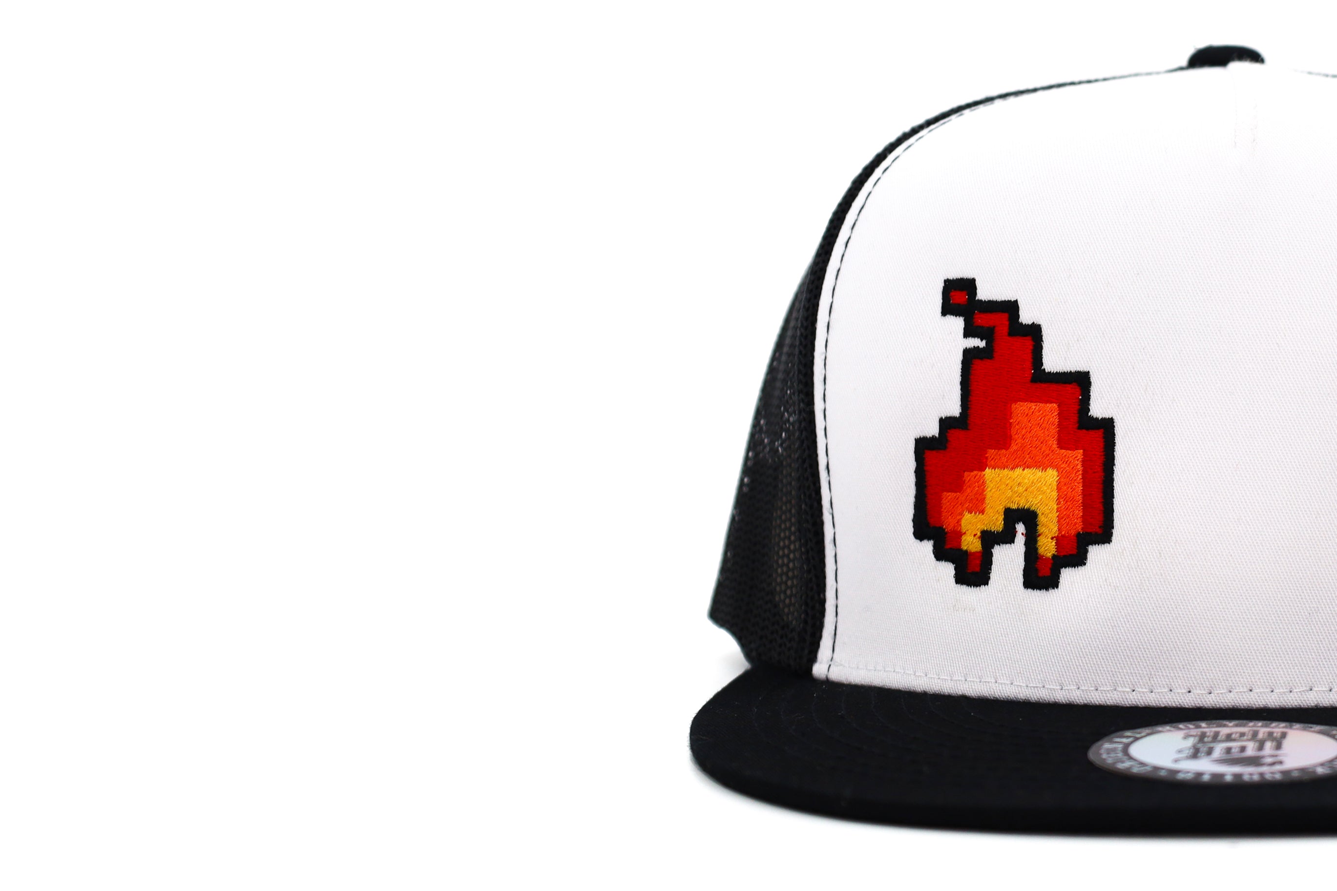 Fire 2 Tone Black/White Trucker