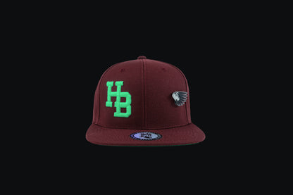 HB Light Up Maroon Snapback