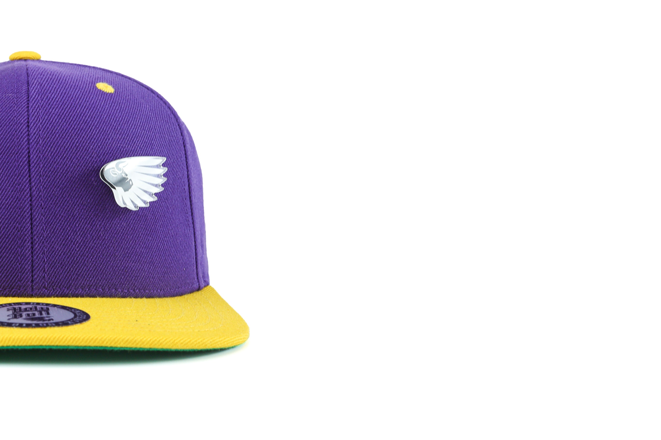 Maple Leaf 2 Tone Purple/Gold Snapback