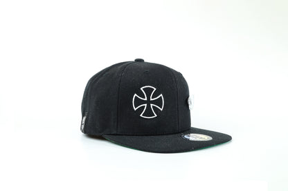 Black Cross Black Snapback