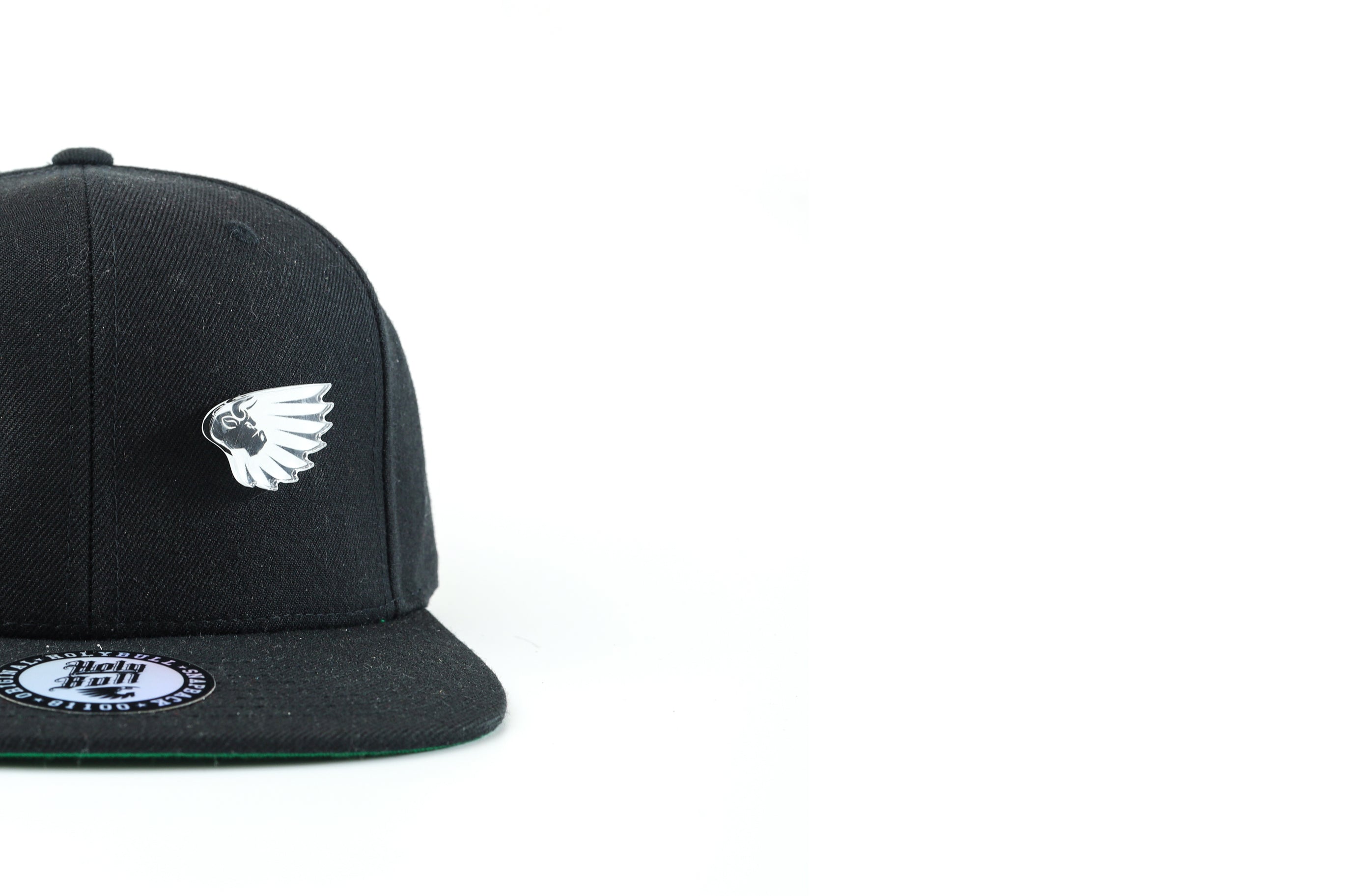 Black Cross Black Snapback