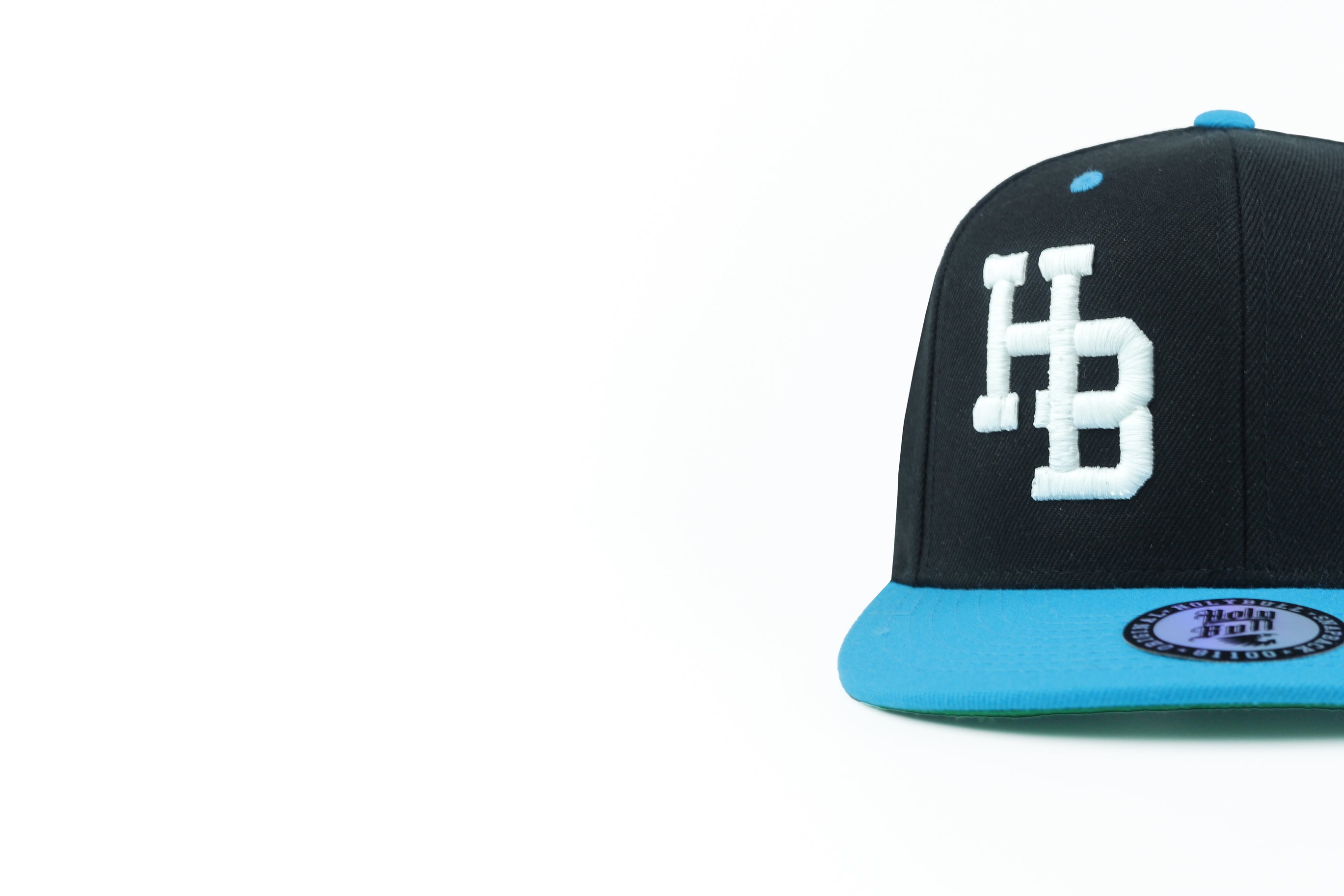 HB Light Up 2 Tone Black/Teal Snapback