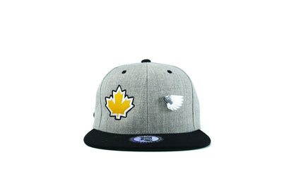 Maple Leaf 2 Tone Heather/Black Snapback