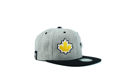 Maple Leaf 2 Tone Heather/Black Snapback