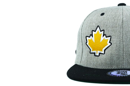 Maple Leaf 2 Tone Heather/Black Snapback