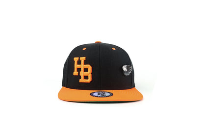 HB Orange 2 Tone Black/Orange Snapback