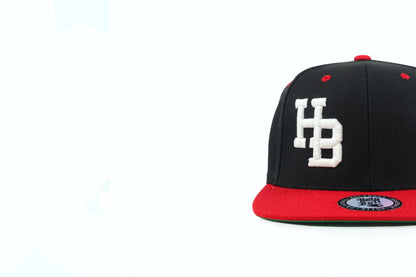 HB Light Up 2 Tone Black/Red Snapback