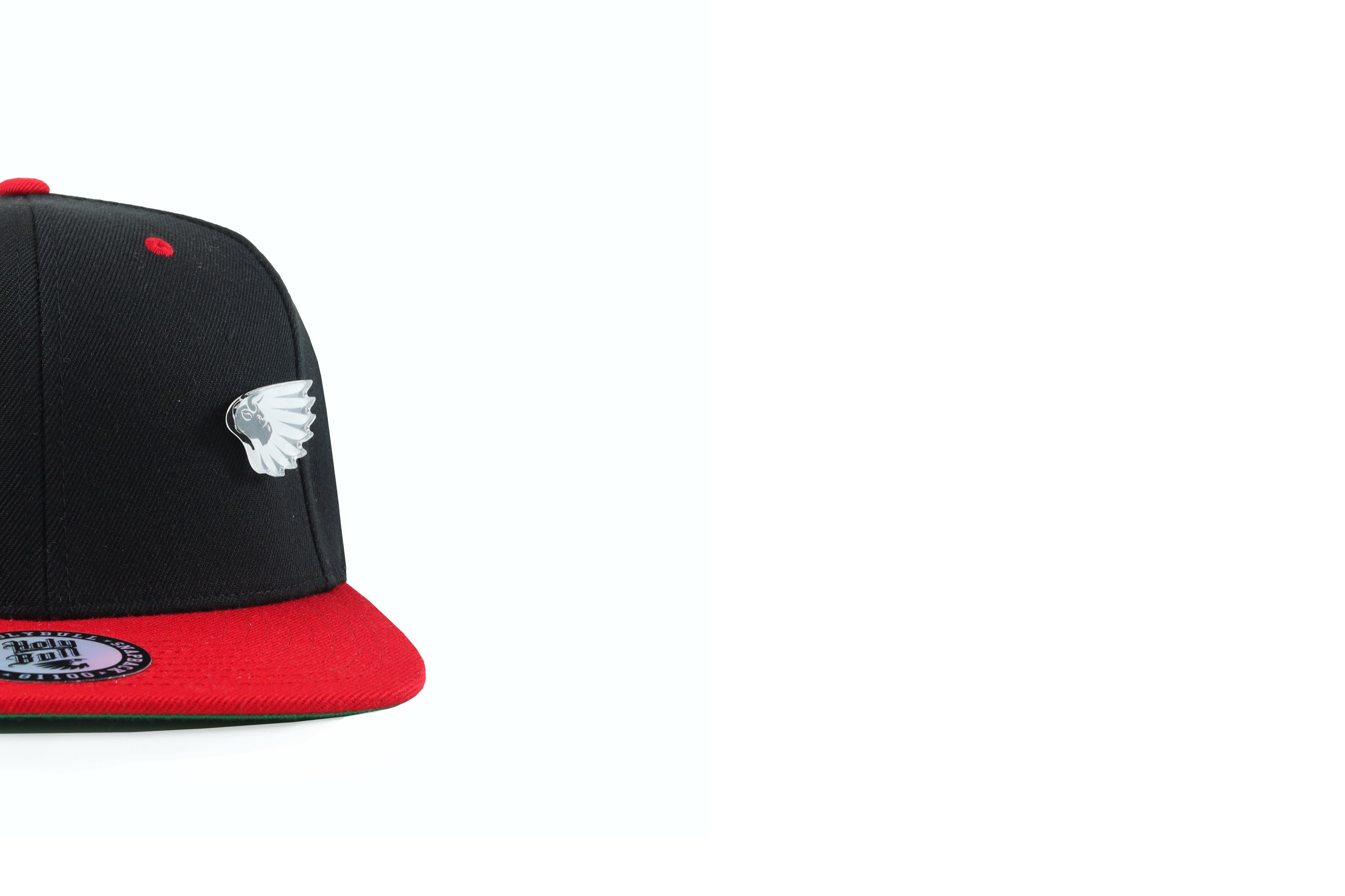 HB Light Up 2 Tone Black/Red Snapback