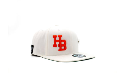 HB Orange White Snapback