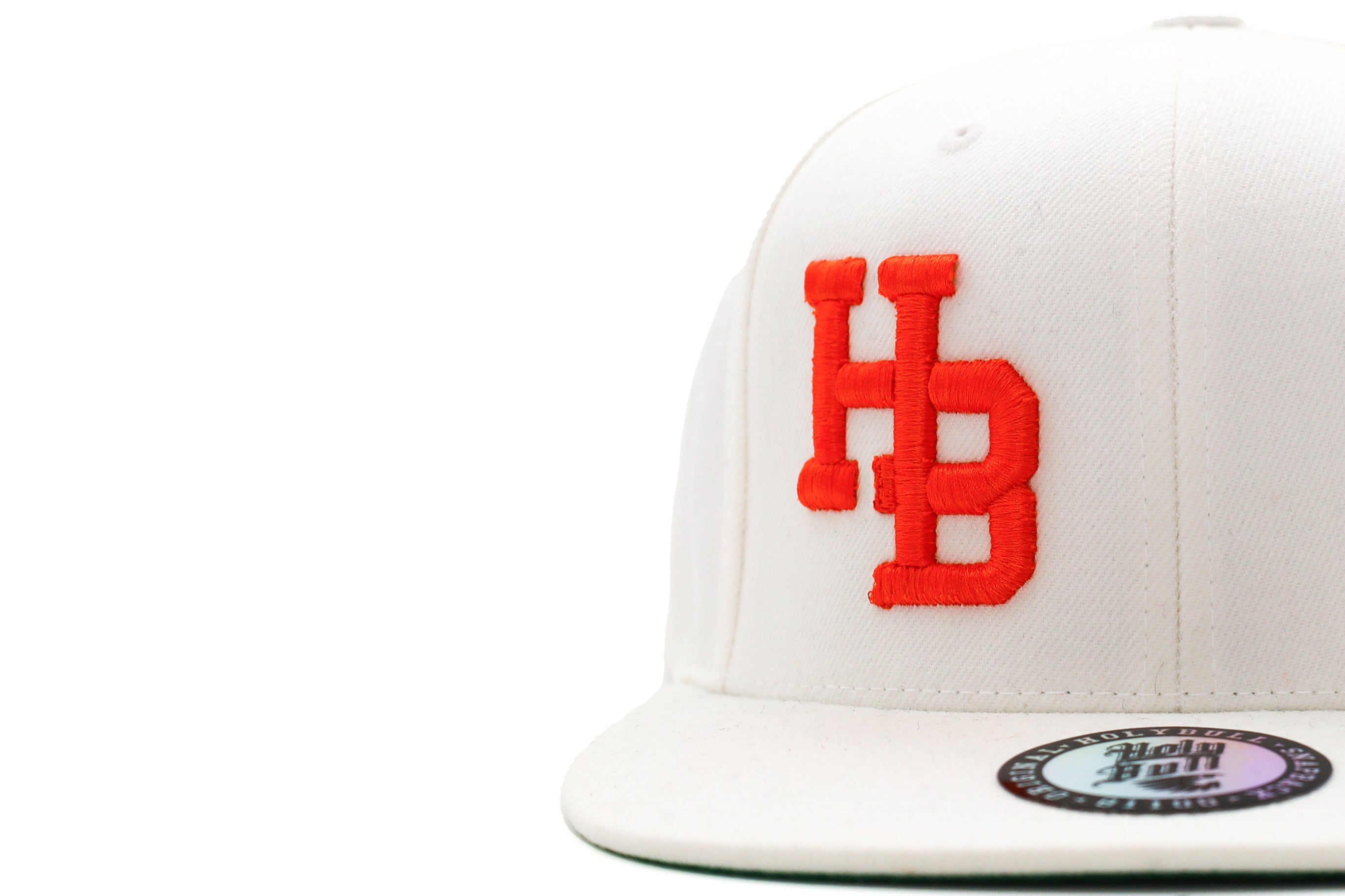 HB Orange White Snapback