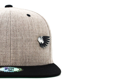 HB Gothic 2 tone Black/Heather Snapback