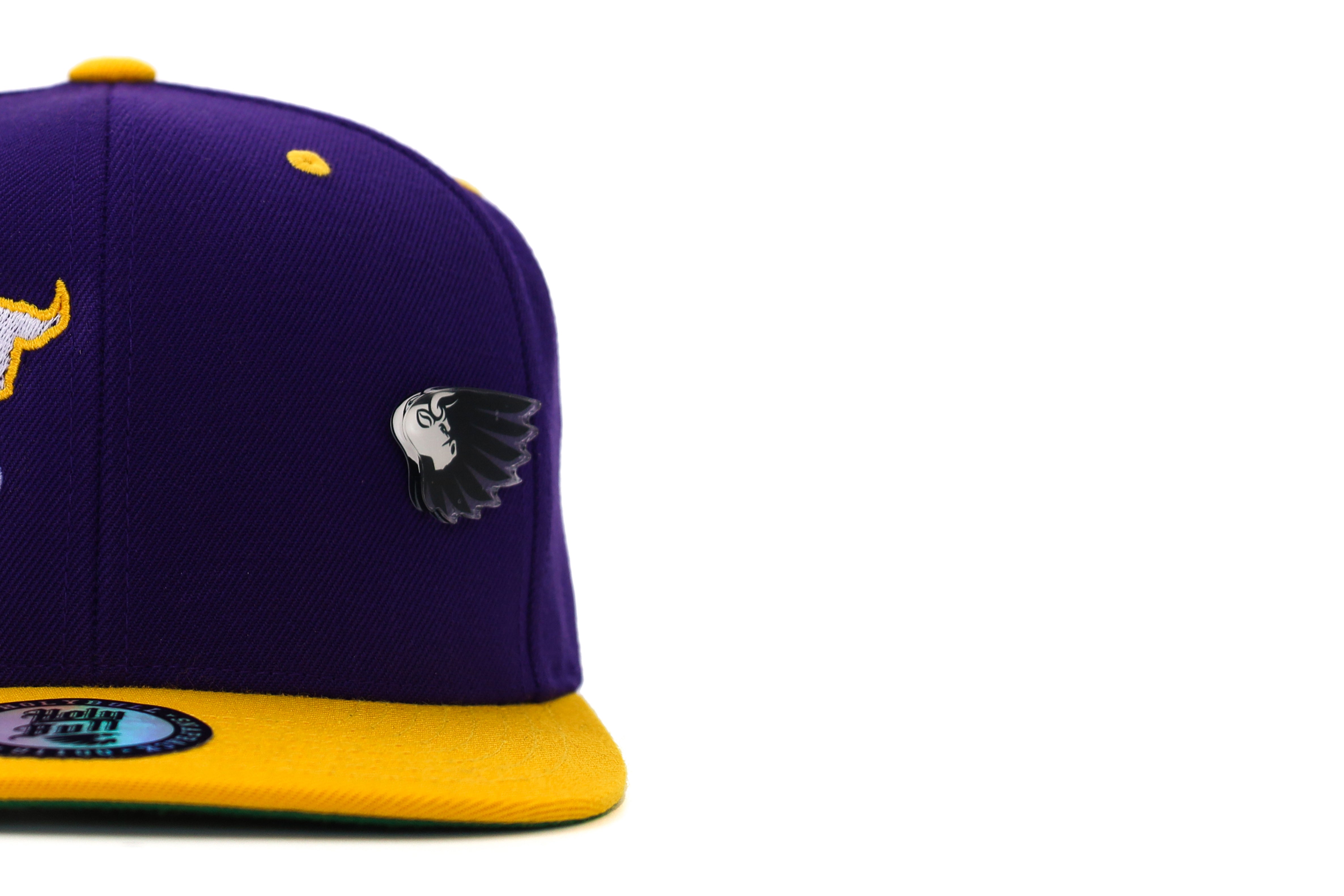 HB Cartoon 2 tone Purple/Gold Snapback