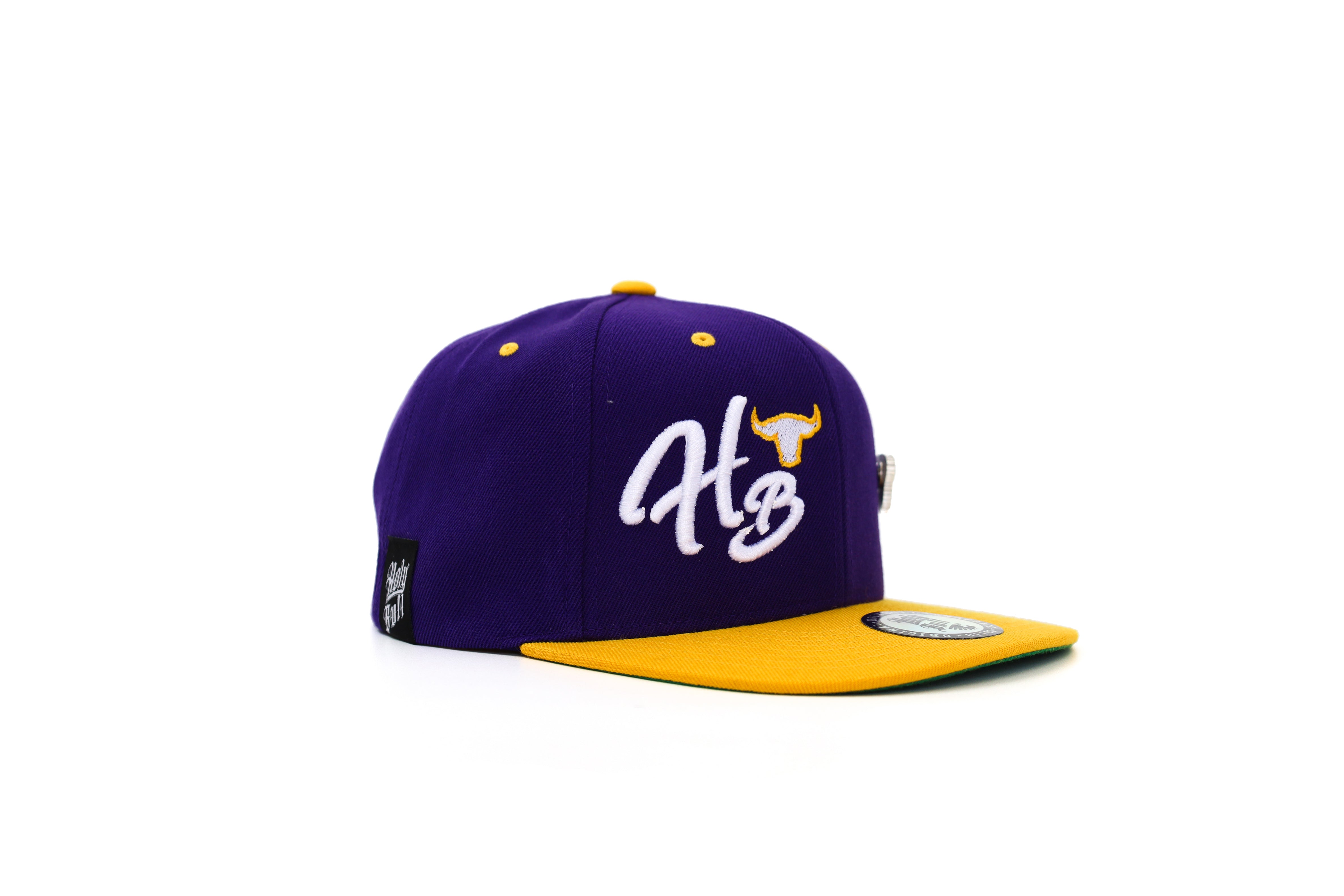 HB Cartoon 2 tone Purple/Gold Snapback