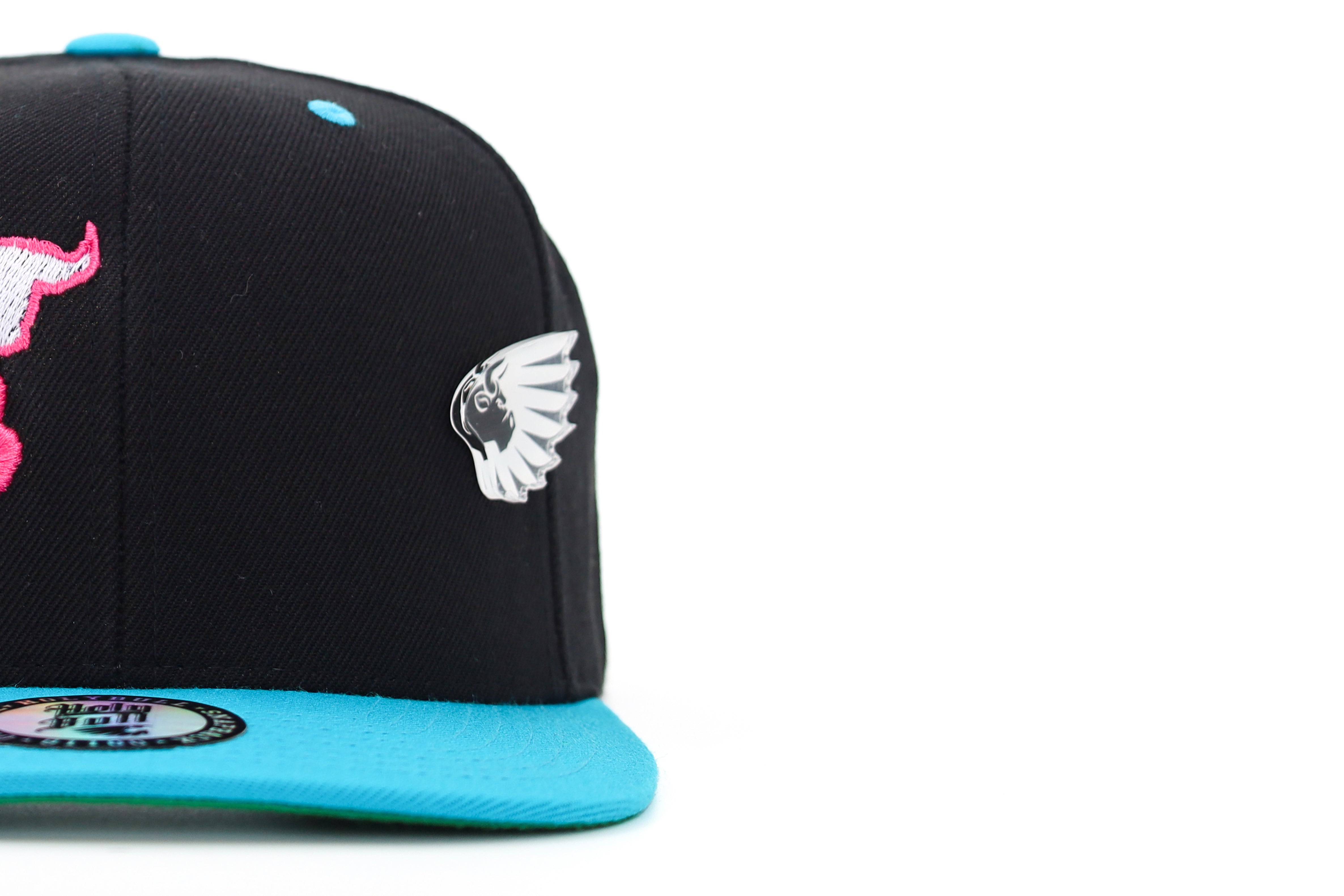 HB Cartoon 2 tone Black/Blue Snapback