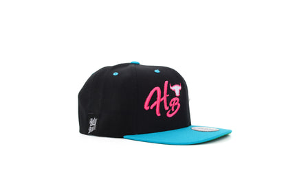 HB Cartoon 2 tone Black/Blue Snapback