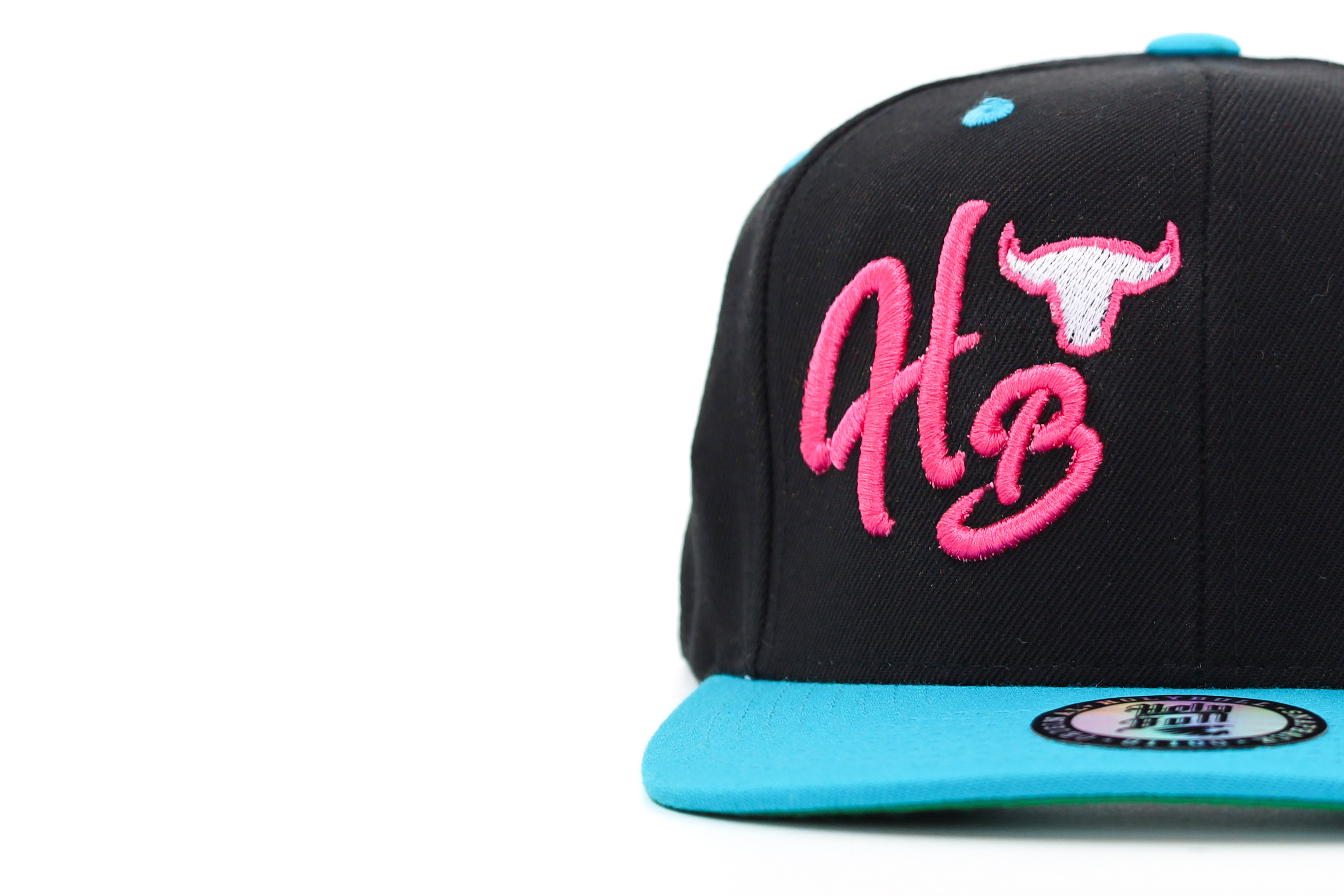 HB Cartoon 2 tone Black/Blue Snapback