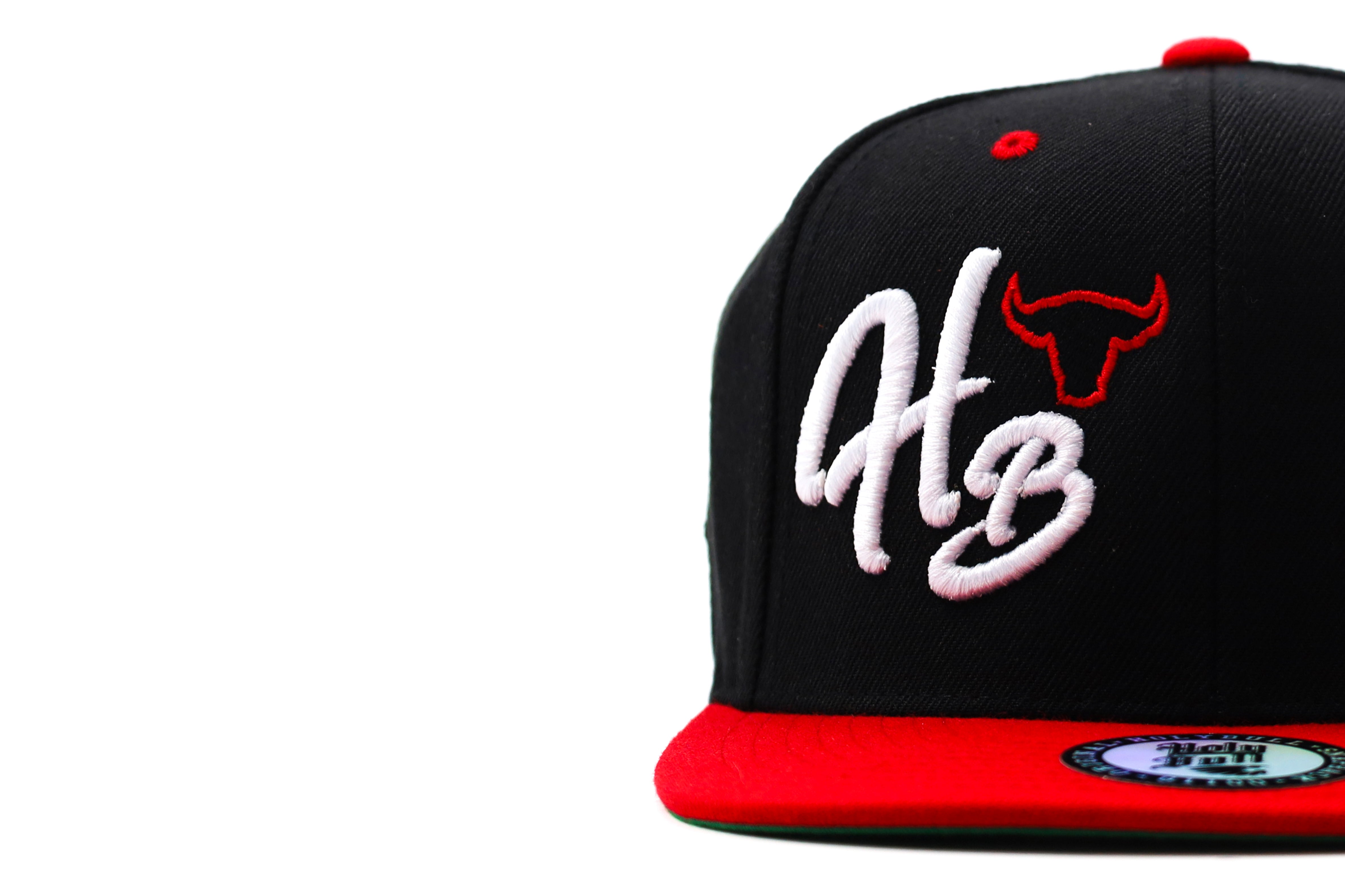 HB Cartoon 2 tone black/red Snapback